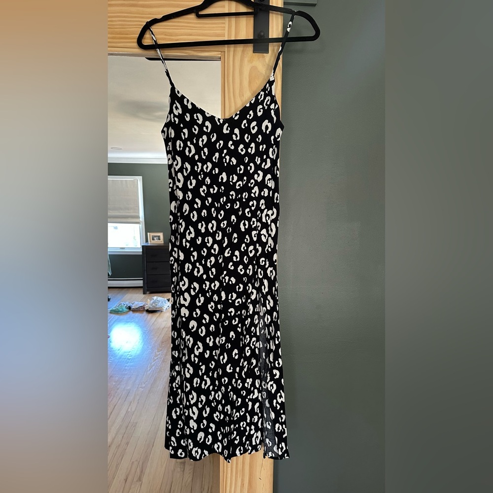 Reformation Crimini Midi Woven Slip Dress